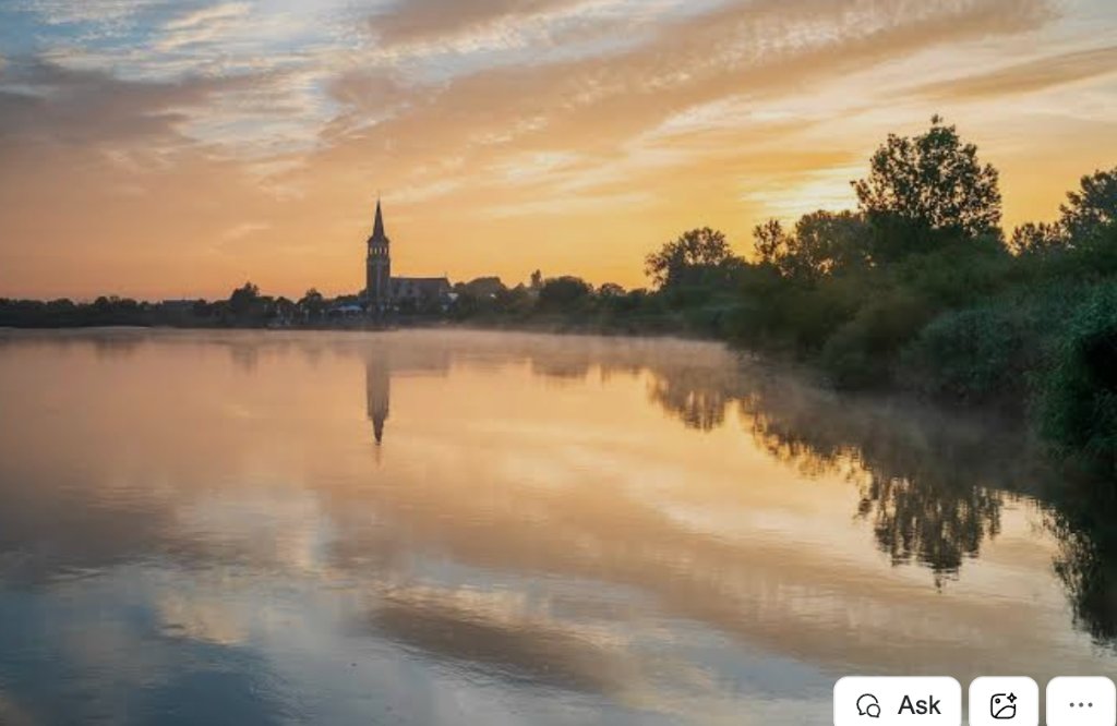 Ochtendgloren aan de rivier